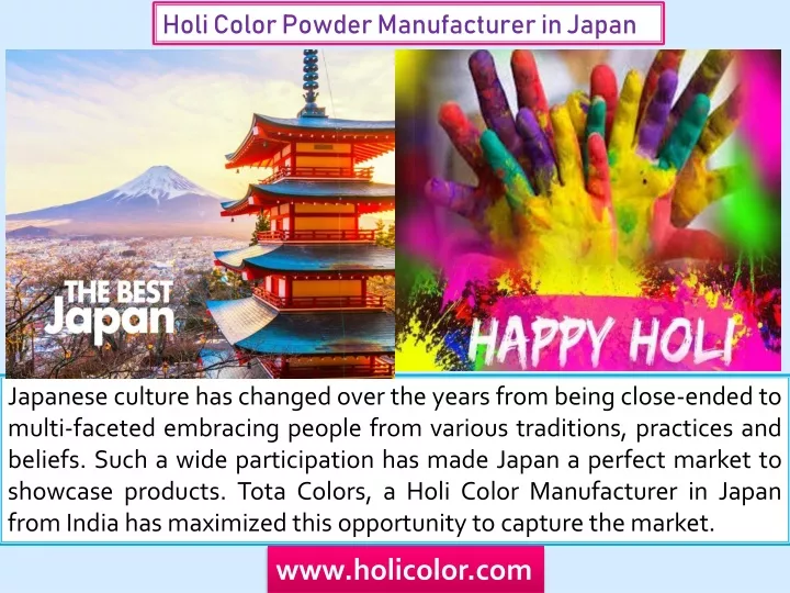 holi color powder manufacturer in japan