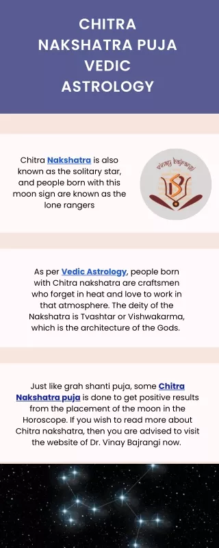 Chitra Nakshatra Puja Vedic Astrology