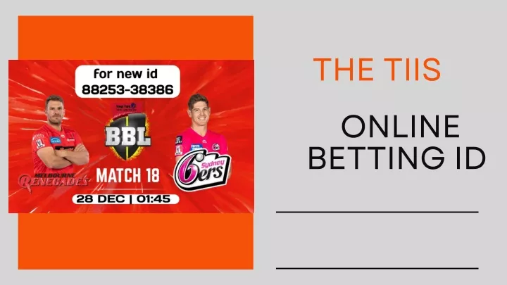 the tiis online betting id