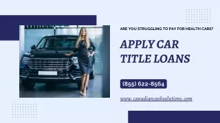 Pay Hospital Bills with Car Title Loans (855) 622-8564