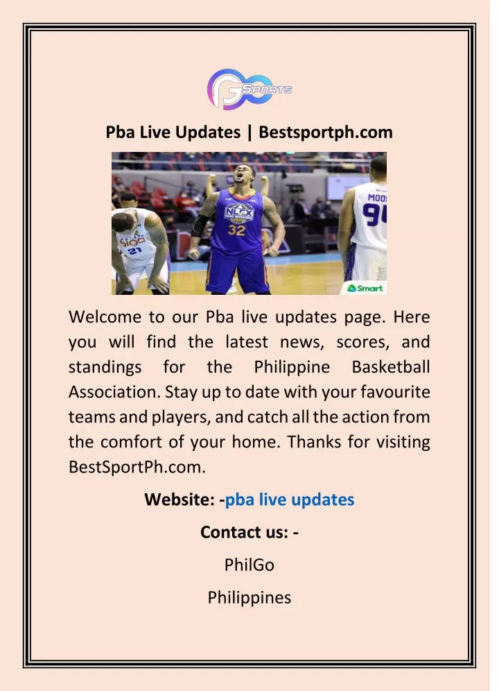 pba live updates bestsportph com