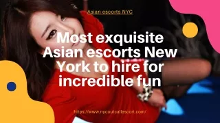 Most exquisite Asian models New York to hire for incredible fun