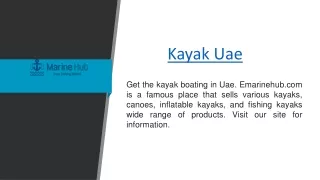 Kayak Uae  Emarinehub.com