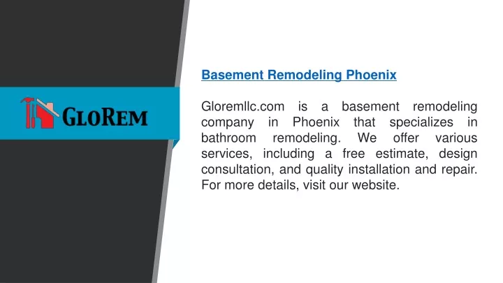 basement remodeling phoenix gloremllc