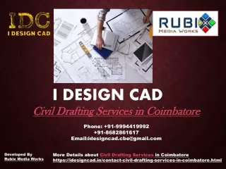 Civil Drafting Services in Coimbatore | I Design Cad