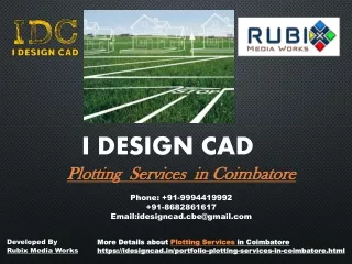 plotting services in coimbatore | I Design Cad