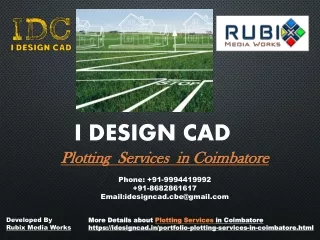 plotting services in coimbatore | I Design Cad