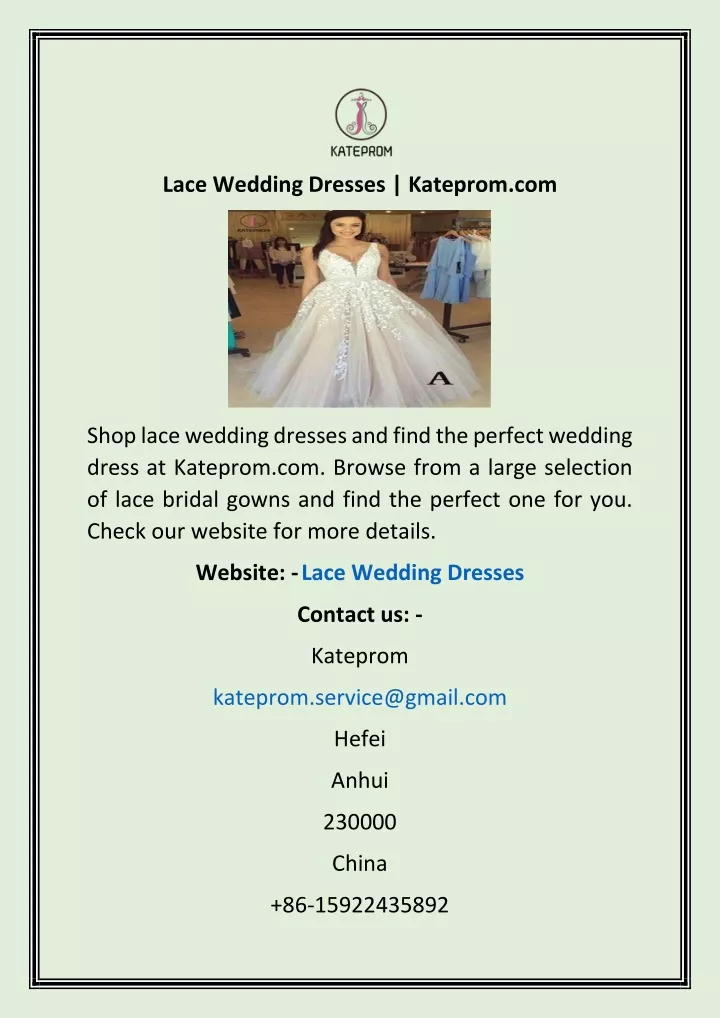 lace wedding dresses kateprom com