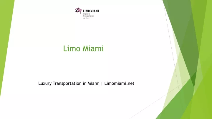 limo miami