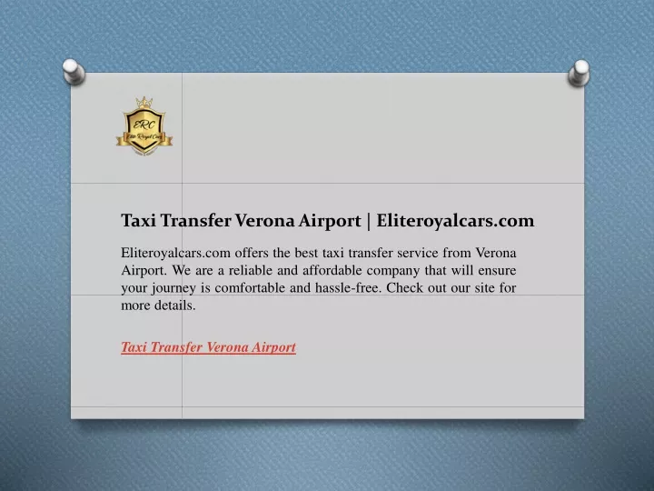 taxi transfer verona airport eliteroyalcars com