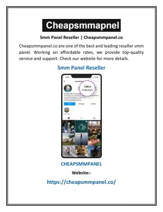 smm panel reseller cheapsmmpanel co