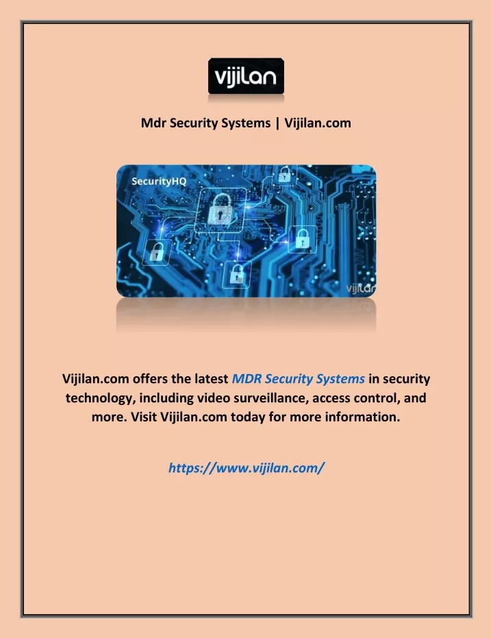 mdr security systems vijilan com