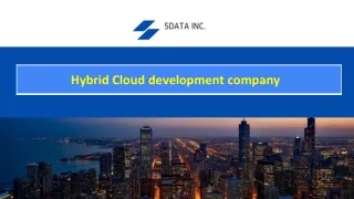 Hybrid Cloud development company | Data elements