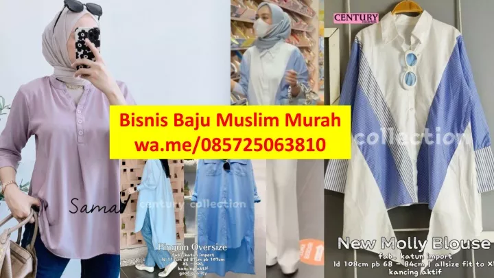bisnis baju muslim murah wa me 085725063810