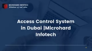 Access Control System in Dubai