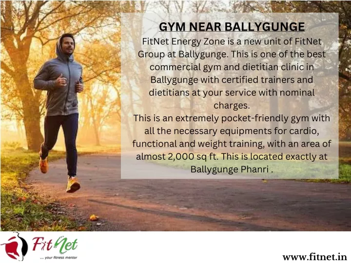 gym near ballygunge fitnet energy zone