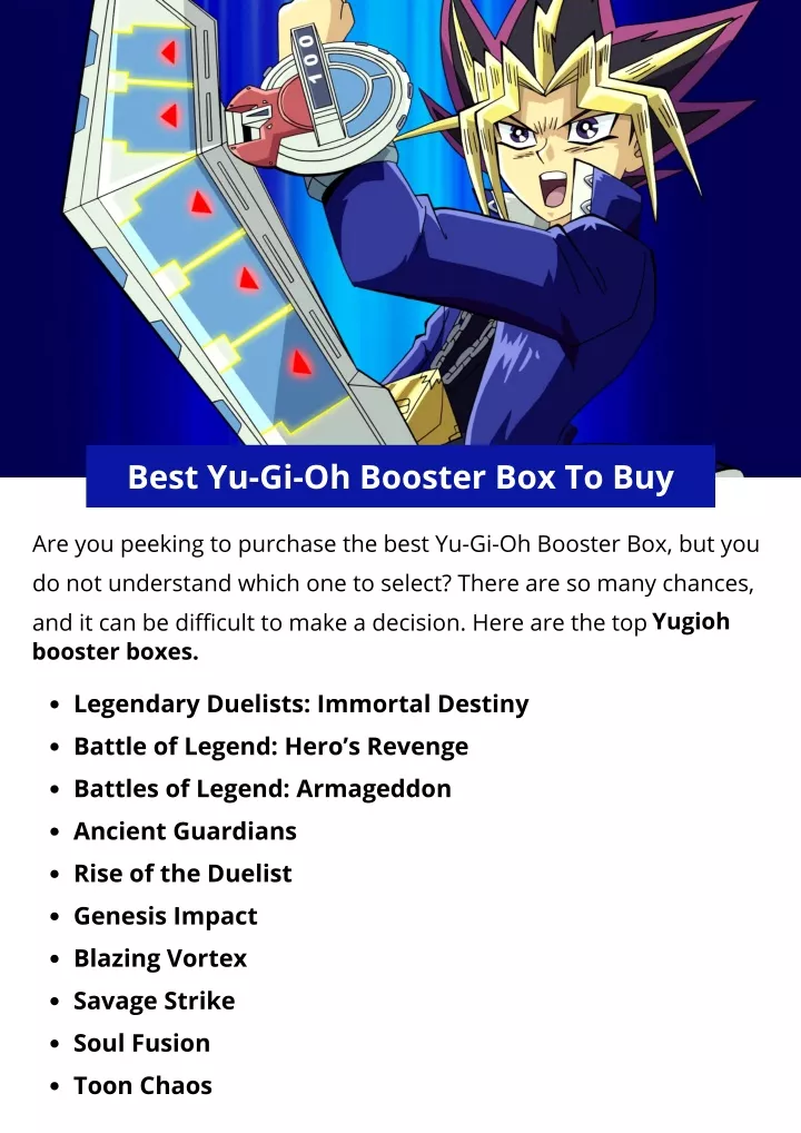 best yu gi oh booster box to buy