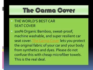The Carma Cover