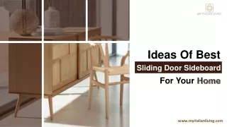 Ideas Of Best Sliding Door Sideboard For Your Home