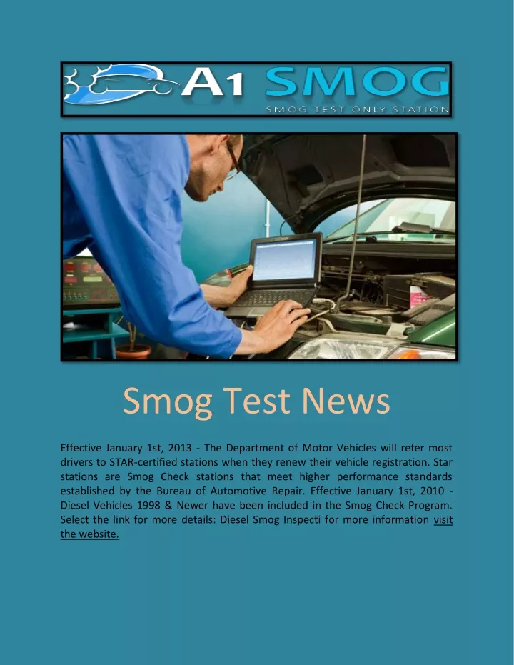 smog test news