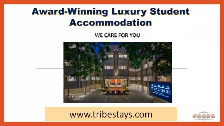 award winning luxury student accommodation