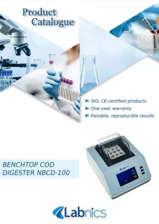 benchtop cod digester nbcd 100