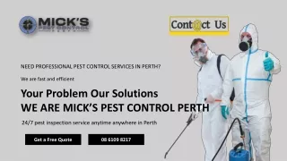 Mick’s Pest Control Perth