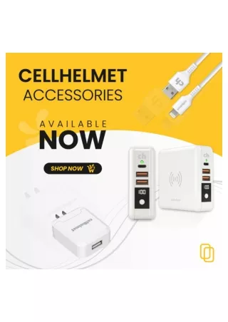 Cell Helmet Accessories! Now in Stock!