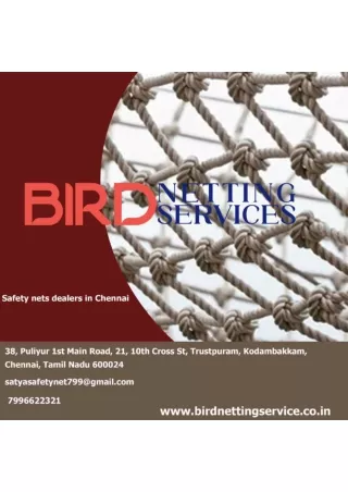 Safety nets dealers in Chennai
