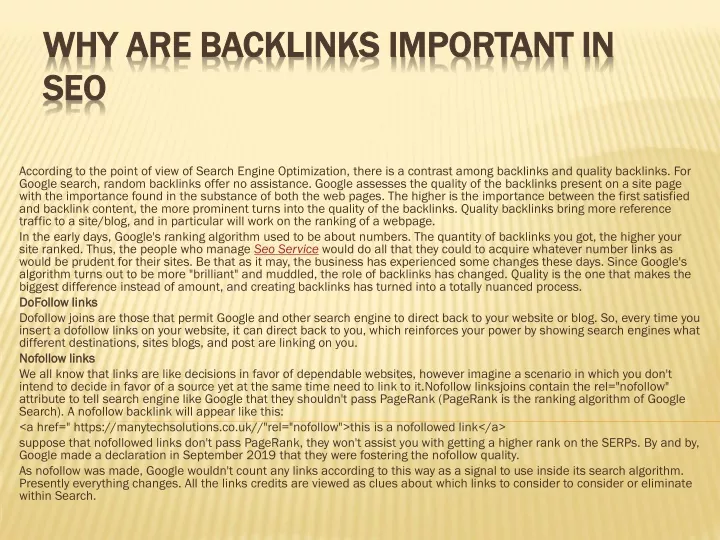 why are backlinks important in seo