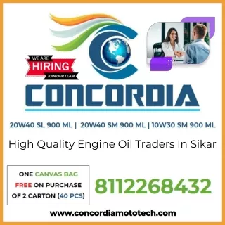 High Quality Engine Oil Traders In Sikar