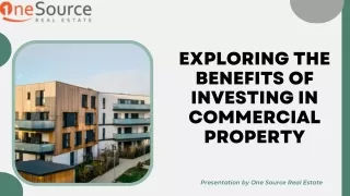 Exploring the benefits of investing in commercial property