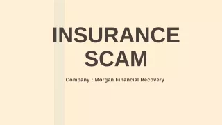Did you get scammed by Insurance fraud? Get help from us.
