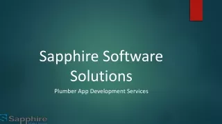 sapphire software solutions