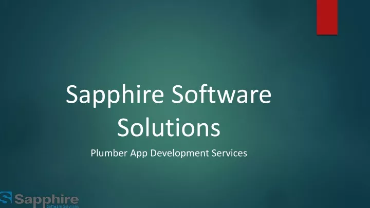 sapphire software solutions