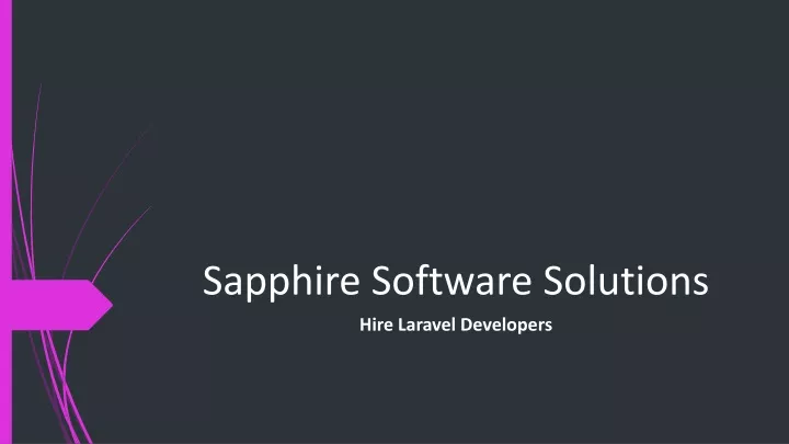 sapphire software solutions