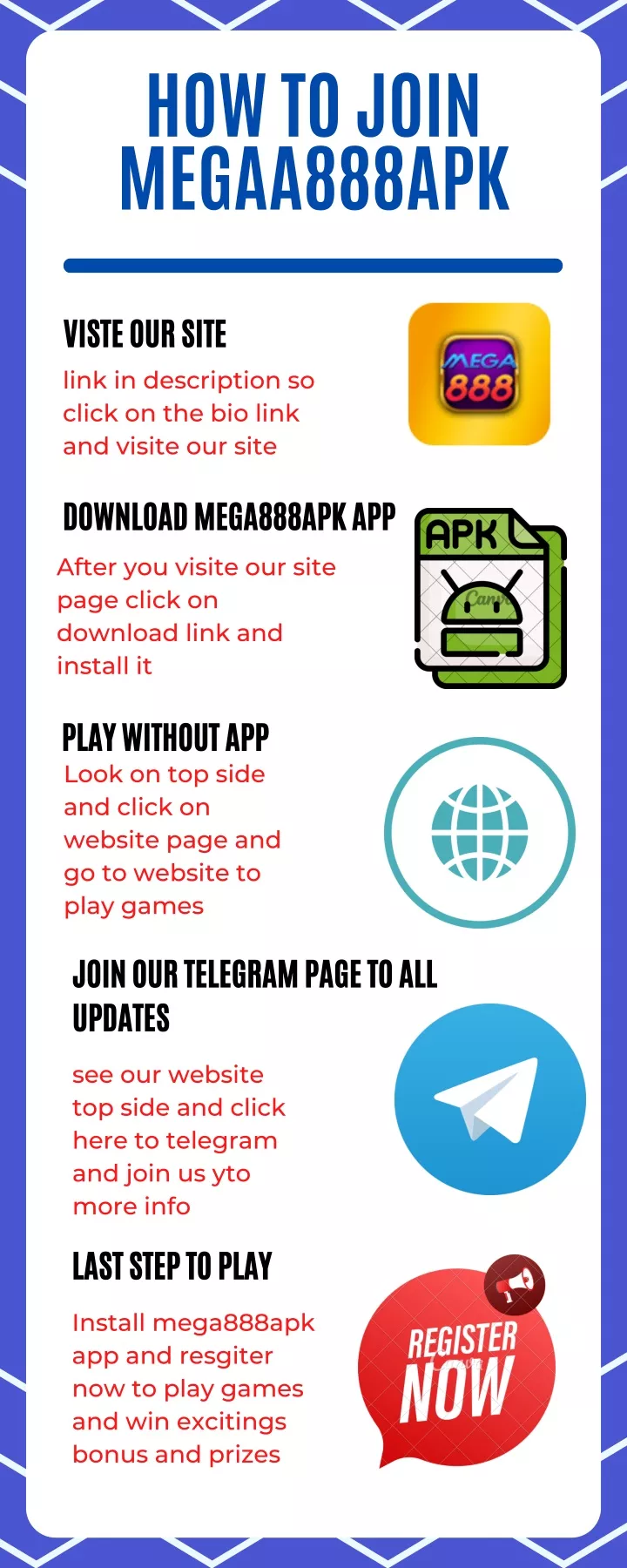 how to join megaa888apk