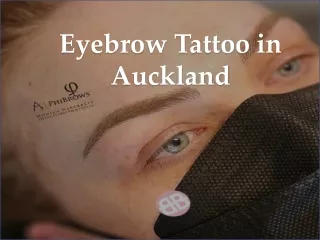 Eyebrow Tattoo in Auckland - www.browsandbeauty.co.nz