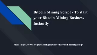 bitcoin mining script to start your bitcoin