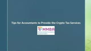 Tips for Accountants to Provide the Crypto Tax Services