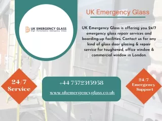 Emergency Glass Repair London