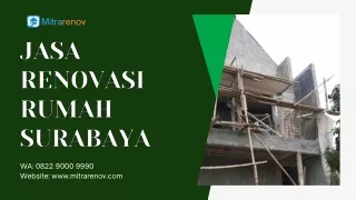 Berpengalaman, Jasa Renovasi Rumah Surabaya, WA 082290009990