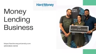 Money lending business