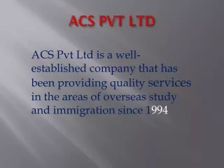 ACS PVT LTD