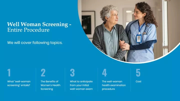well woman screening entire procedure