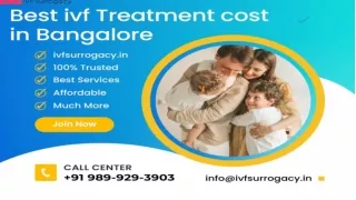 Best IVF Treatment cost in Bangalore