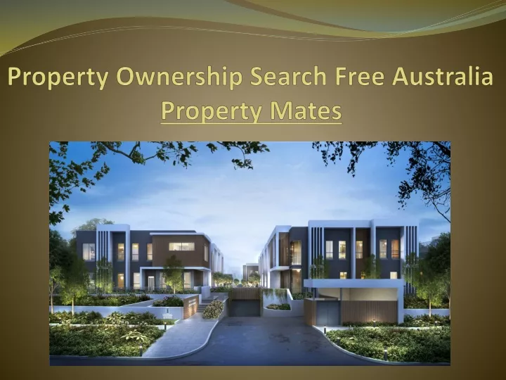 property ownership search free australia property mates