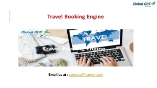 travel booking engine