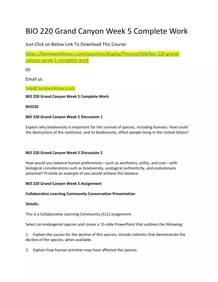 bio 220 grand canyon week 5 complete work