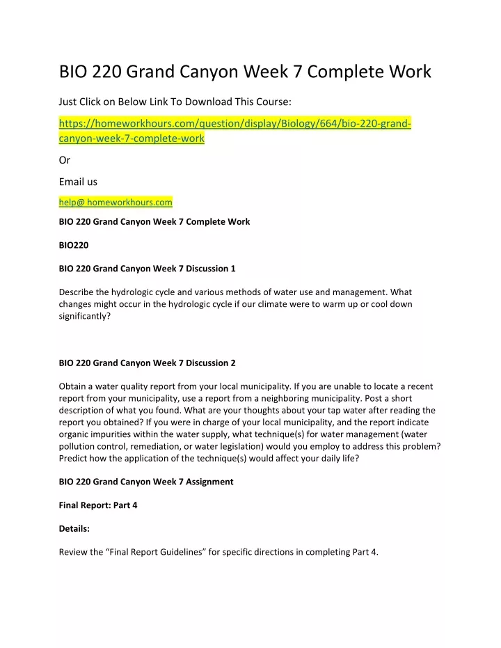 bio 220 grand canyon week 7 complete work